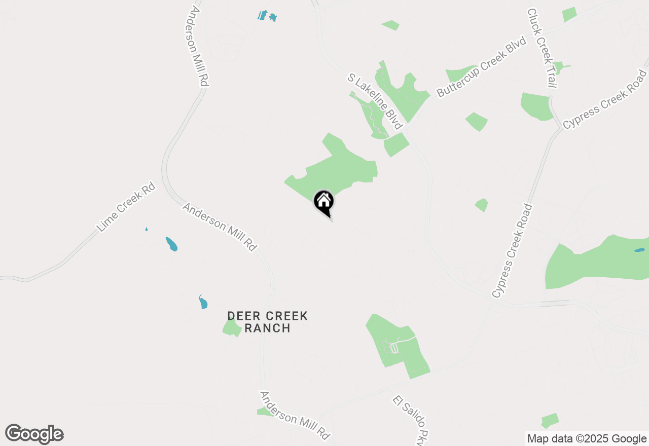 Map of 1117 Del Roy Dr, Cedar Park, TX 78613