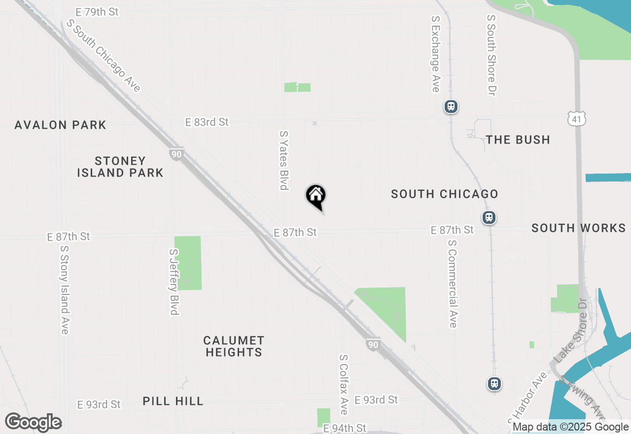 Map of 8627 S Essex Avenue, Chicago, IL 60617