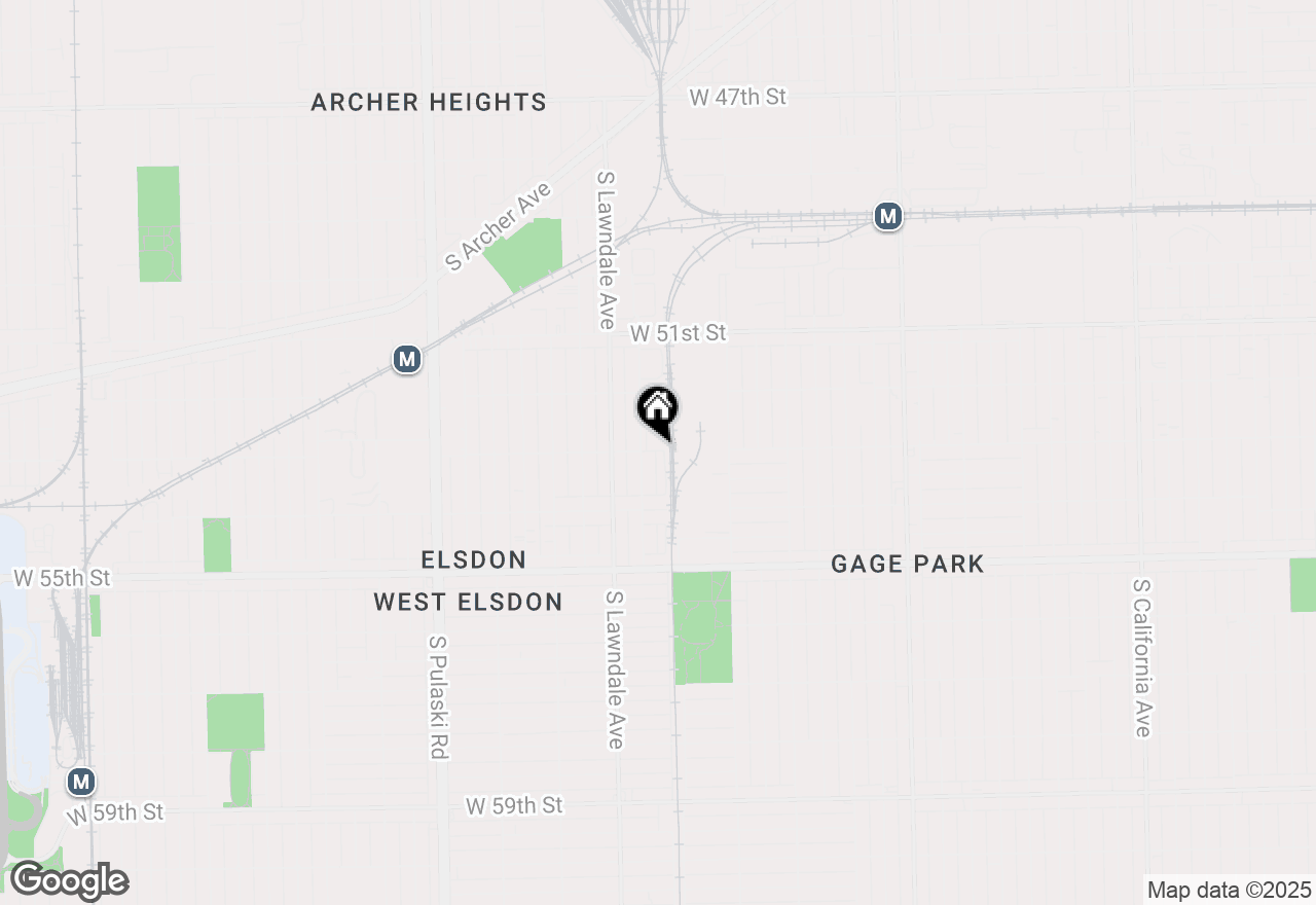 Map of 3603 W 53rd Street #3, Chicago, IL 60632