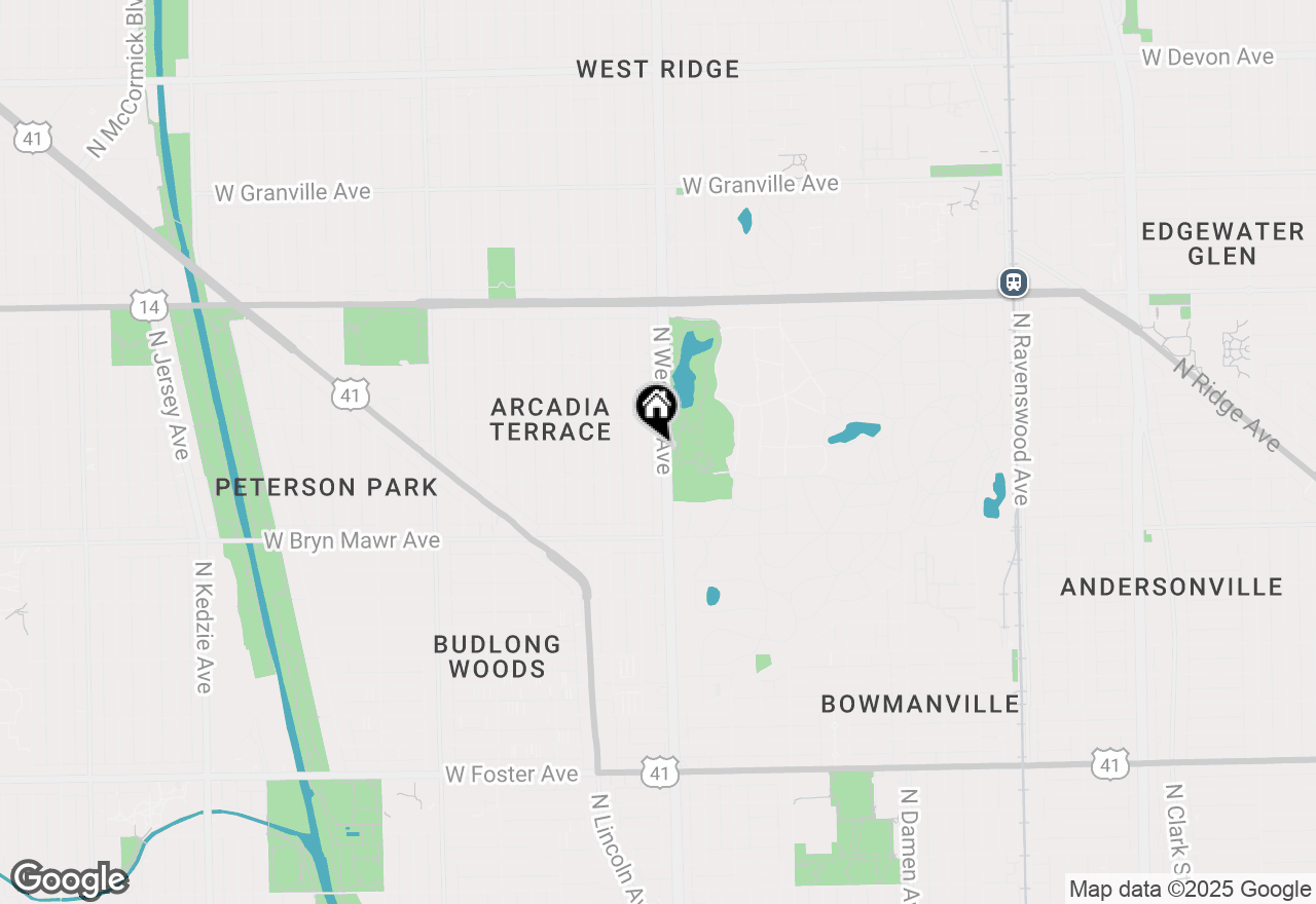 Map of 5728 N Western Avenue, Chicago, IL 60659