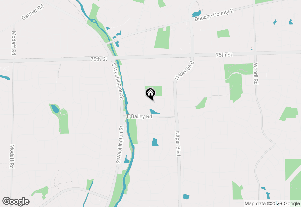 Map of 1583 Orchard Circle, Naperville, IL 60565