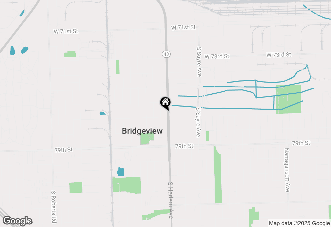 Map of 7650 S Harlem Avenue #3C, Bridgeview, IL 60455