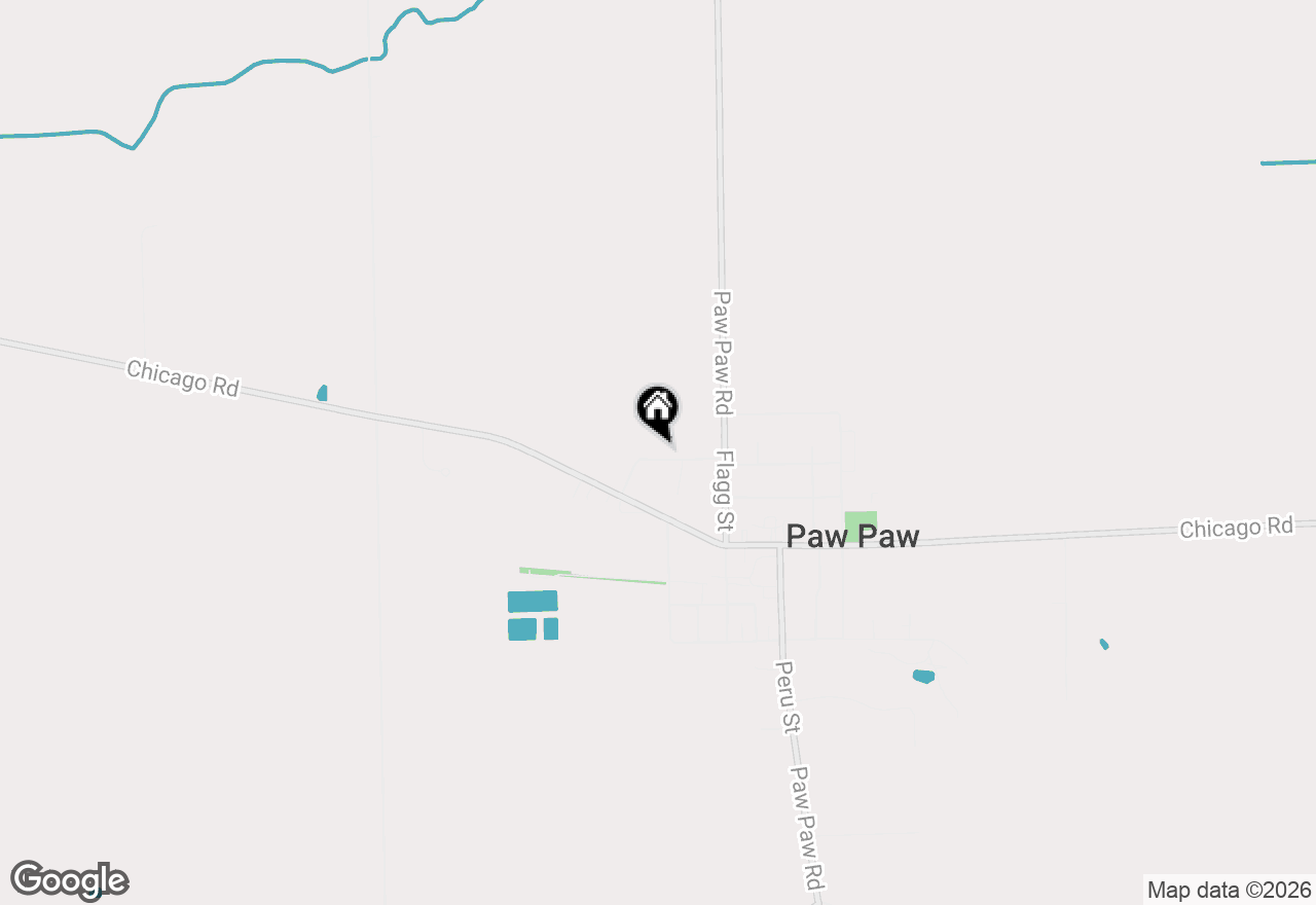 Map of 444 Wyoming Avenue, Paw Paw, IL 61353