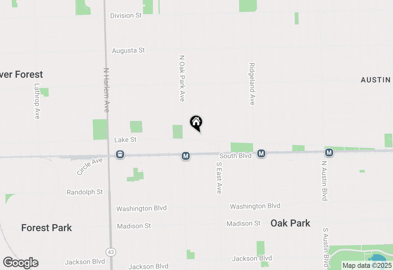 Map of 147 N Euclid Avenue #404, Oak Park, IL 60302