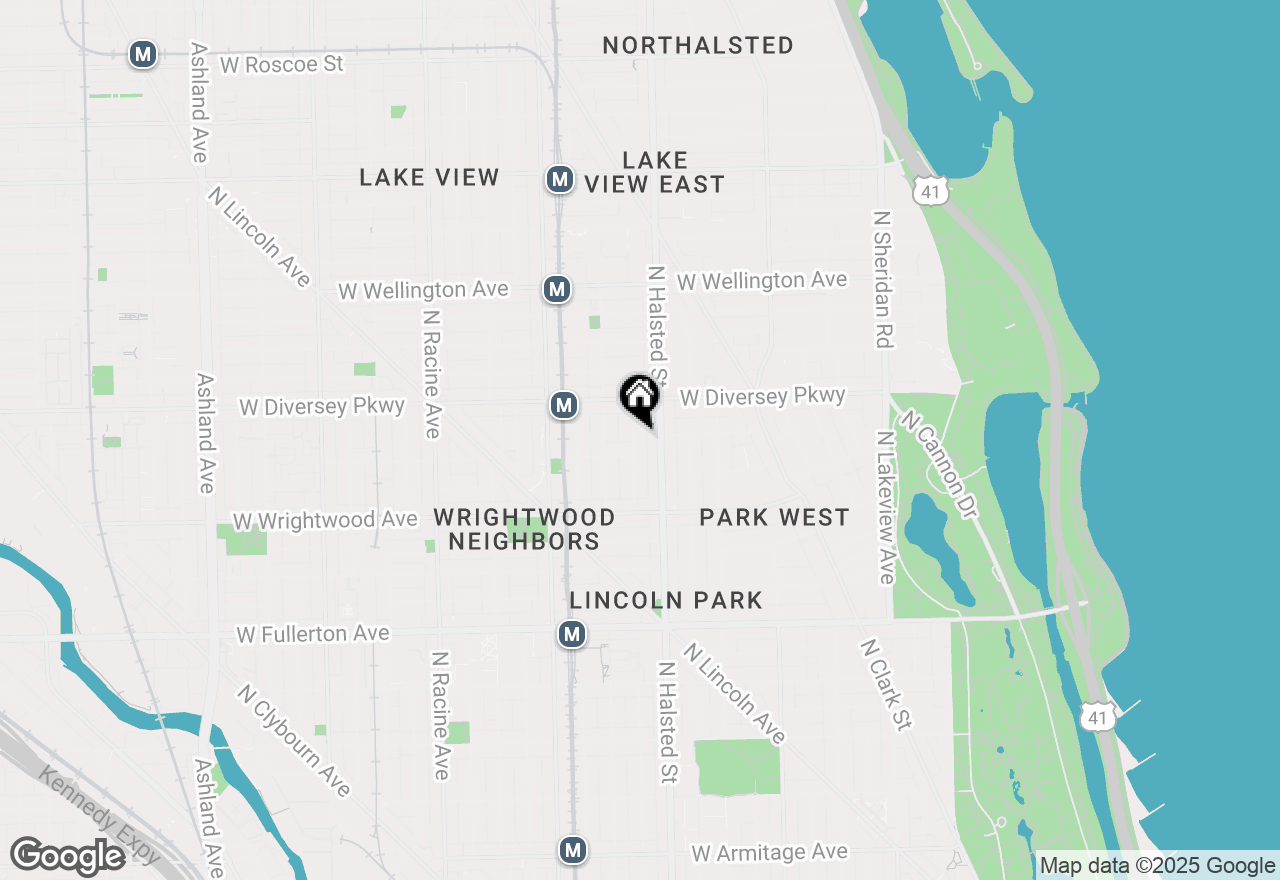 Map of 2717 N Dayton Street, Chicago, IL 60614