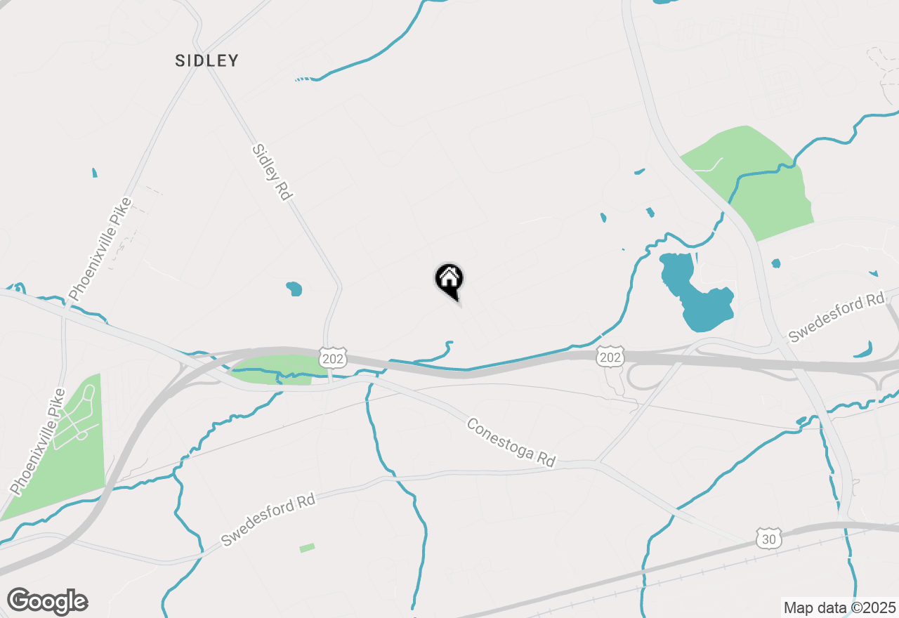 Map of 125 Alroy Road #HOMESITE 44, Malvern, PA 19355