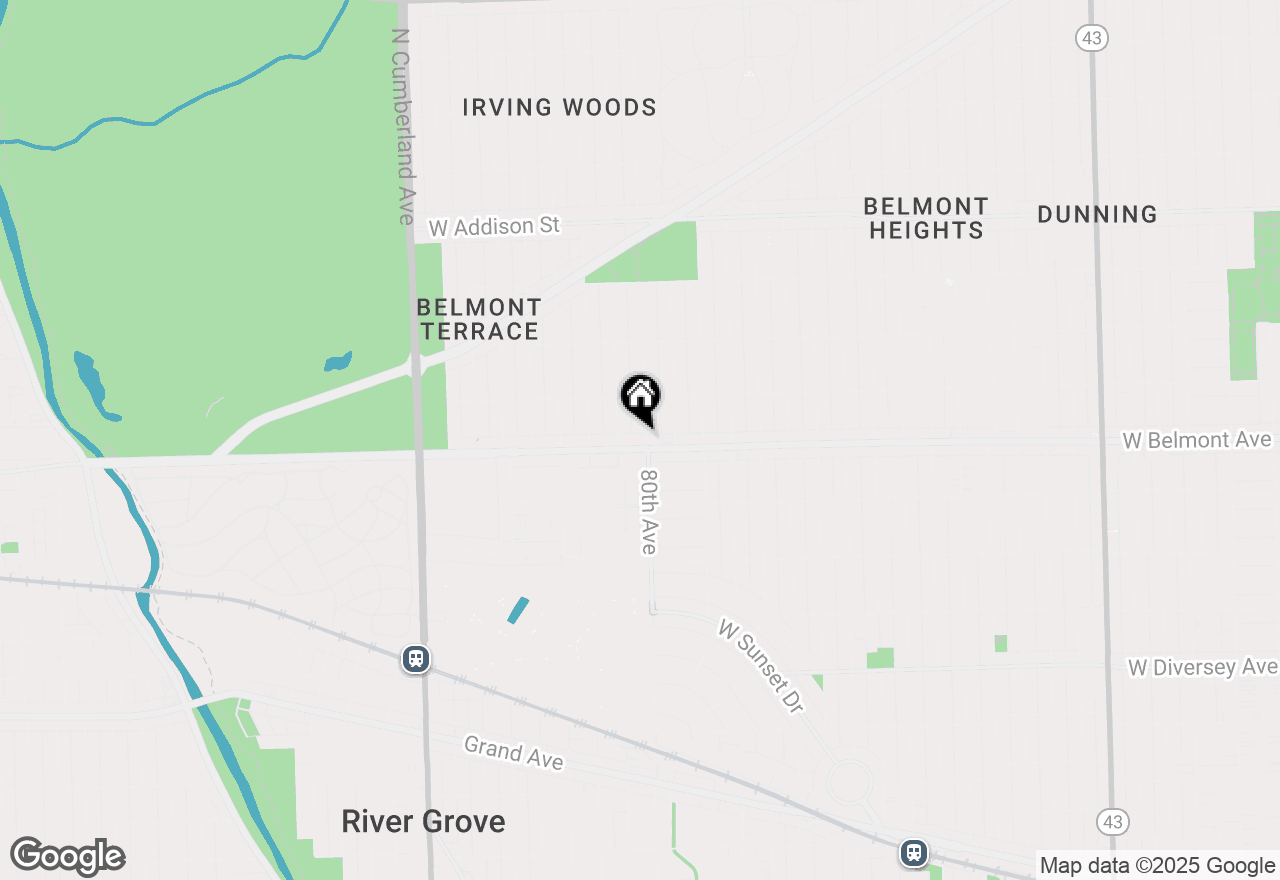 Map of 3208 N Pacific Avenue #1N, Chicago, IL 60634