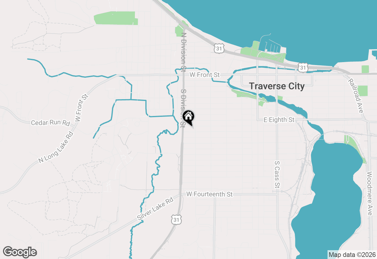 Map of 620 W Ninth Street, Traverse City, MI 49684