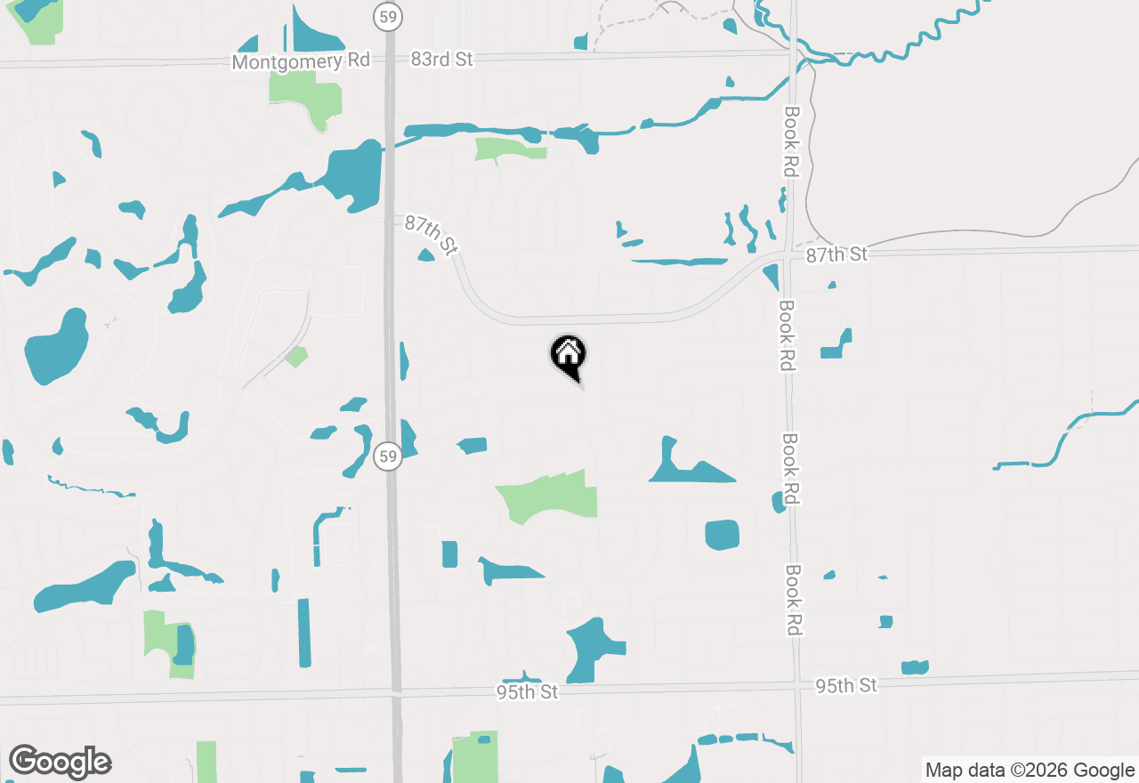 Map of 2603 Charlestowne Lane, Naperville, IL 60564