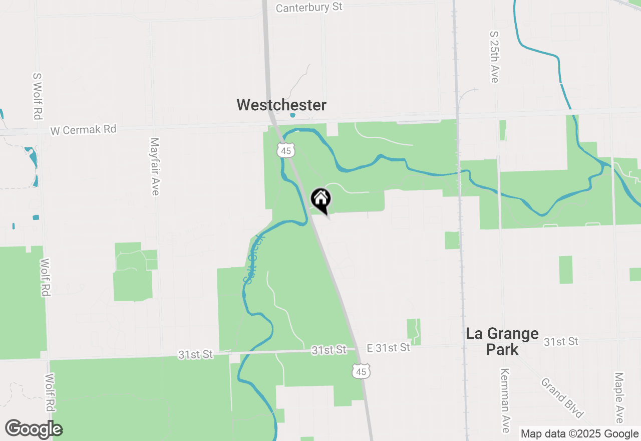 Map of 7 Garden Drive #8, La Grange Park, IL 60526