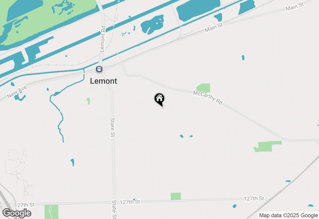 Map of 727 Mccarthy Street, Lemont, IL 60439