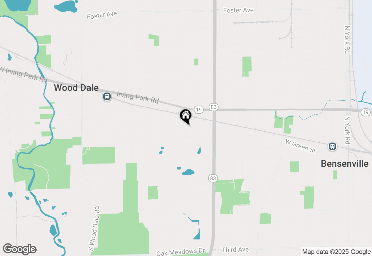 Map of 154 Pine Lane, Wood Dale, IL 60191