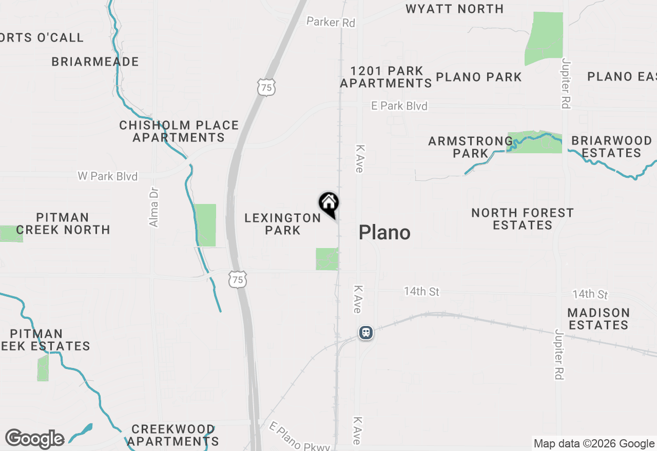 Map of 911 17th Street, Plano, TX 75074