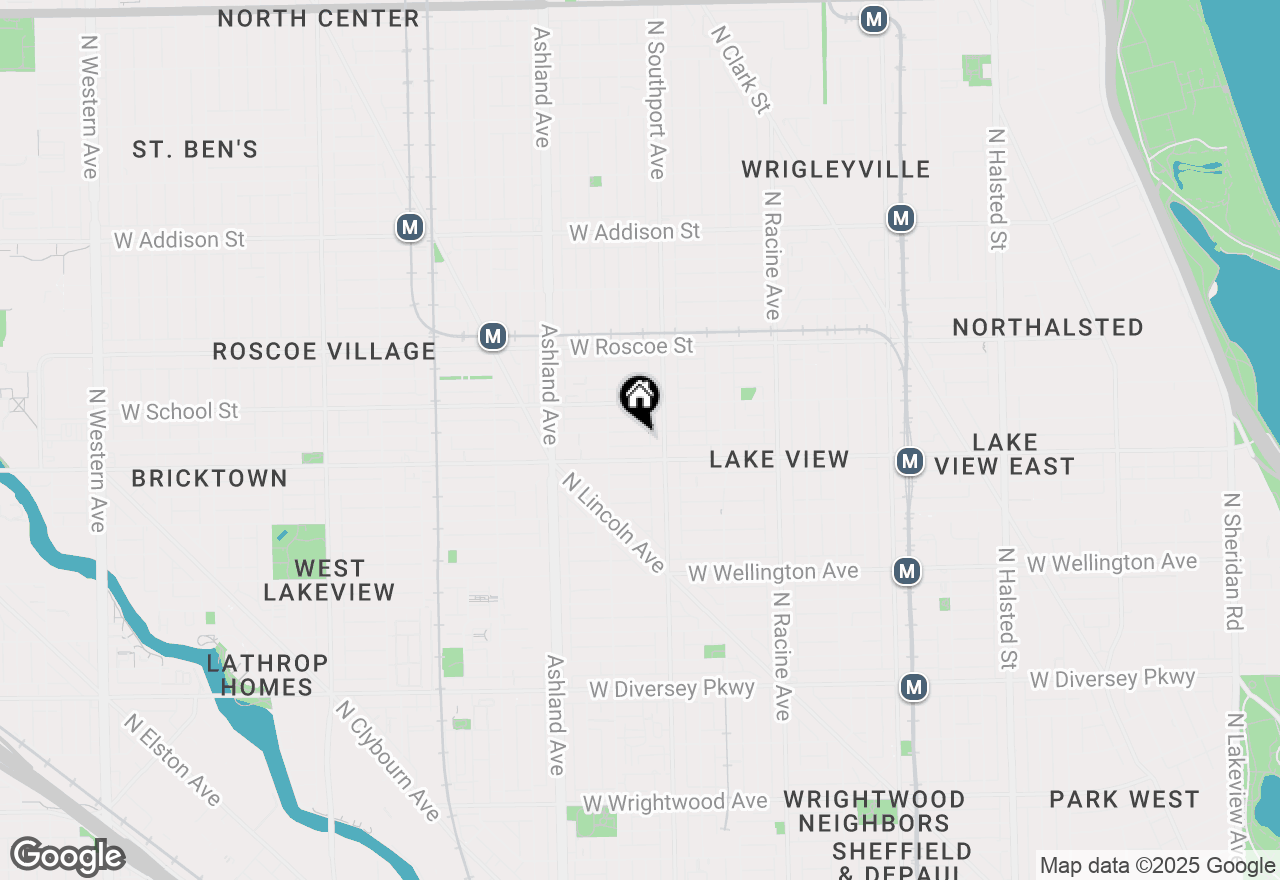 Map of 1425 W Melrose Street, Chicago, IL 60657