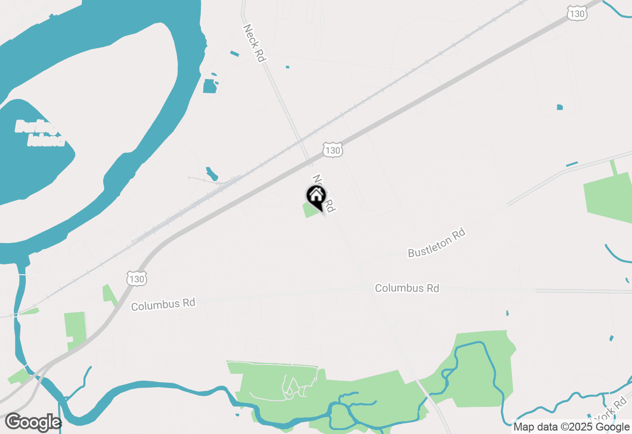 Map of 10 Larchmont Drive, Burlington, NJ 08016