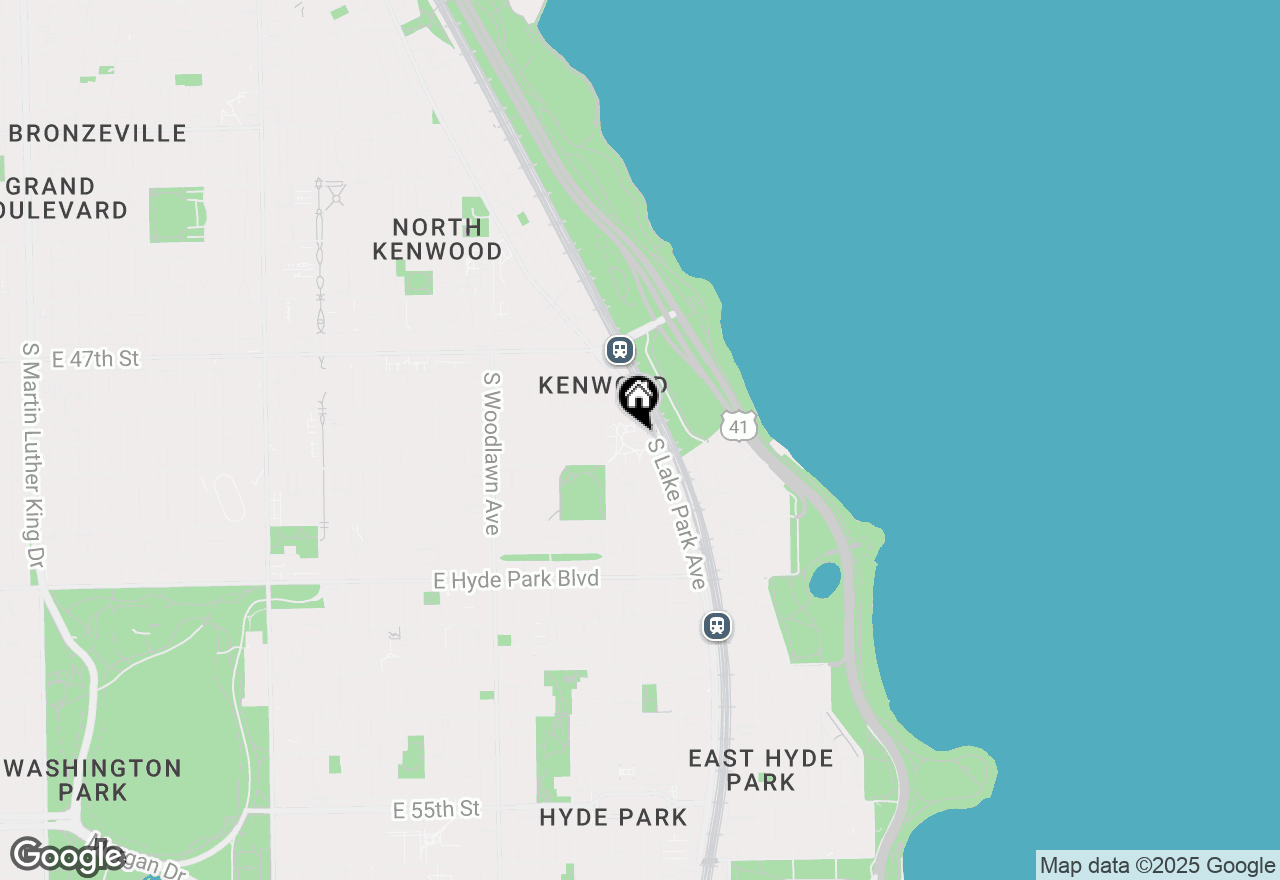 Map of 4850 S Lake Park Avenue #510, Chicago, IL 60615