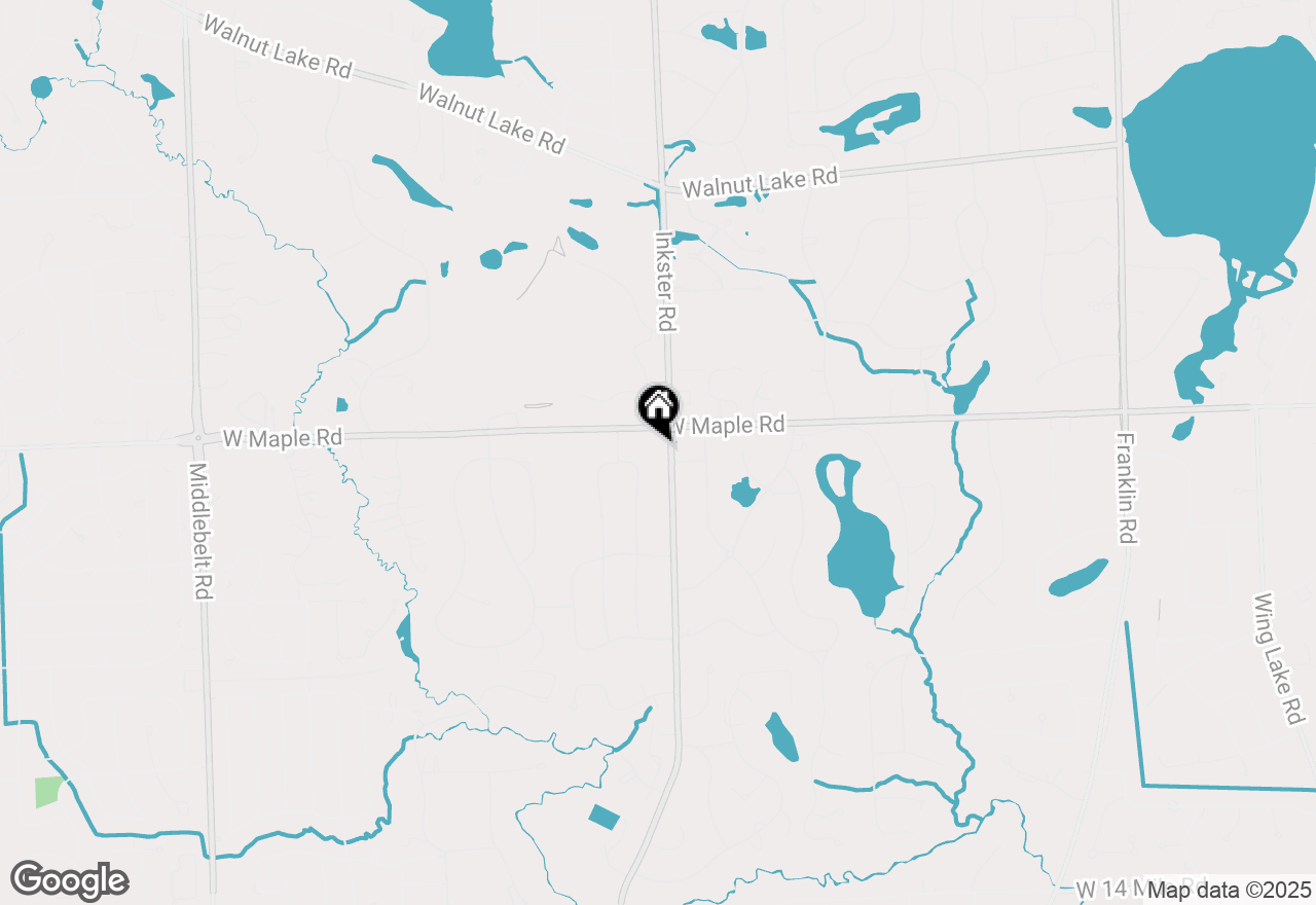 Map of 6550 Inkster Road, West Bloomfield, MI 48322