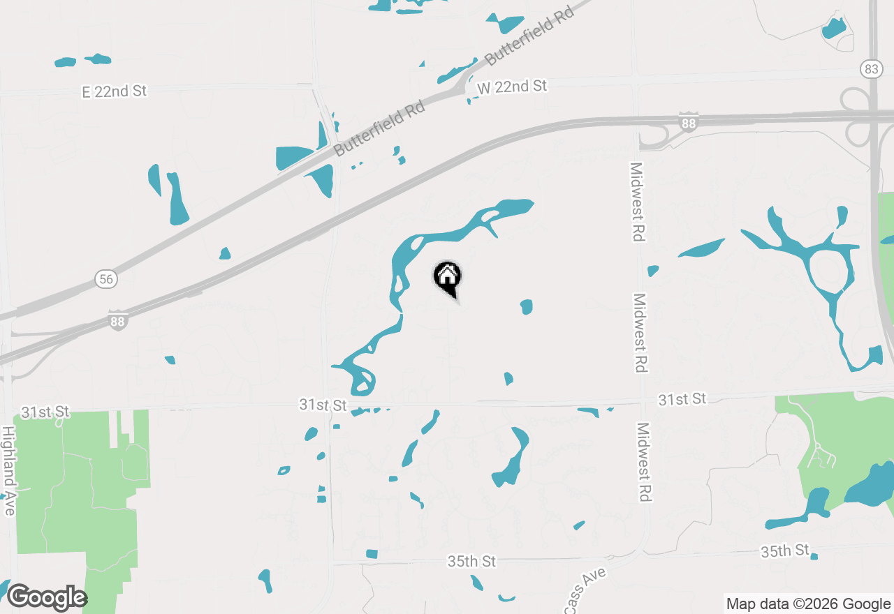 Map of 59 Baybrook Lane, Oak Brook, IL 60523