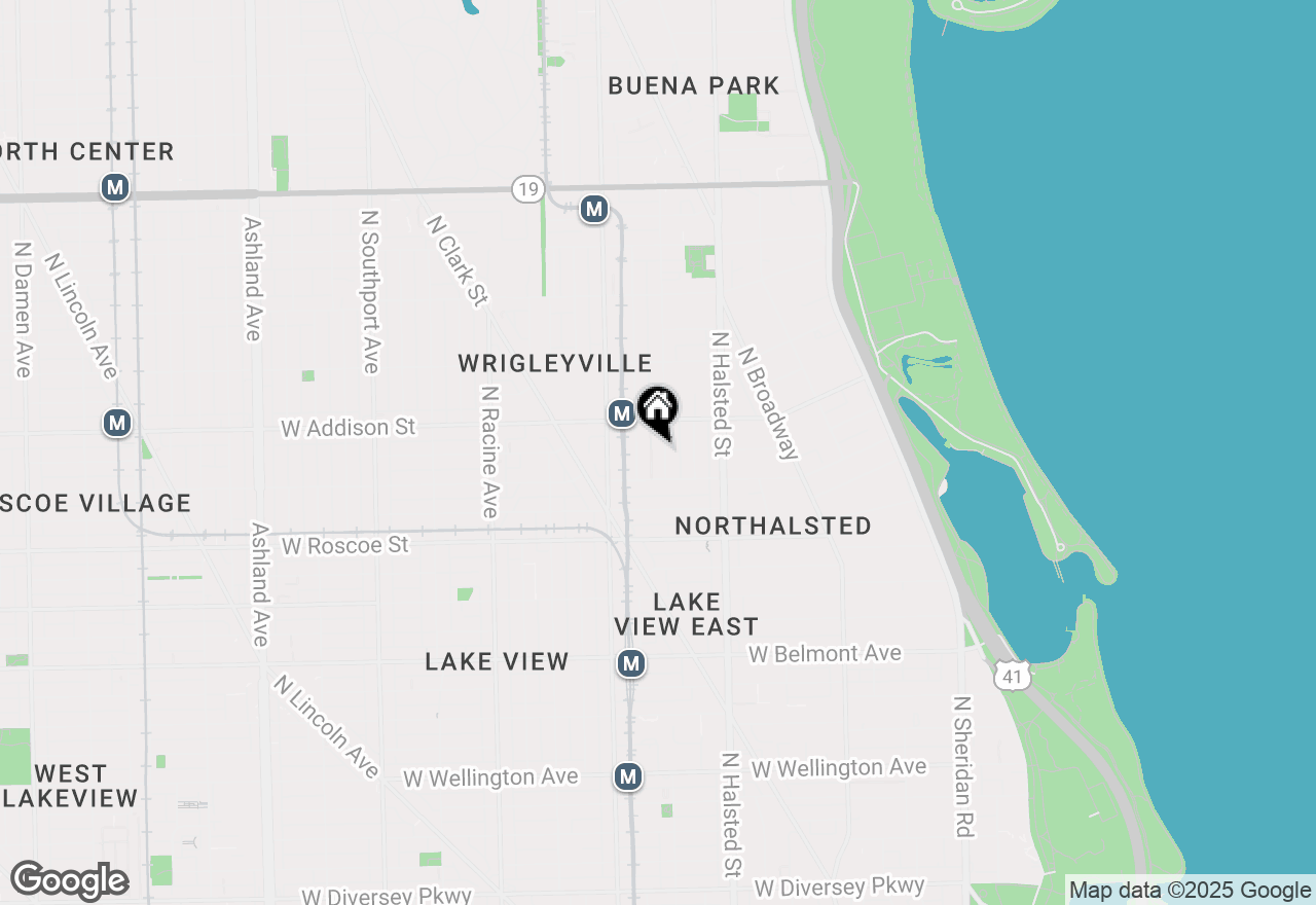 Map of 3526 N Fremont Street #1, Chicago, IL 60657