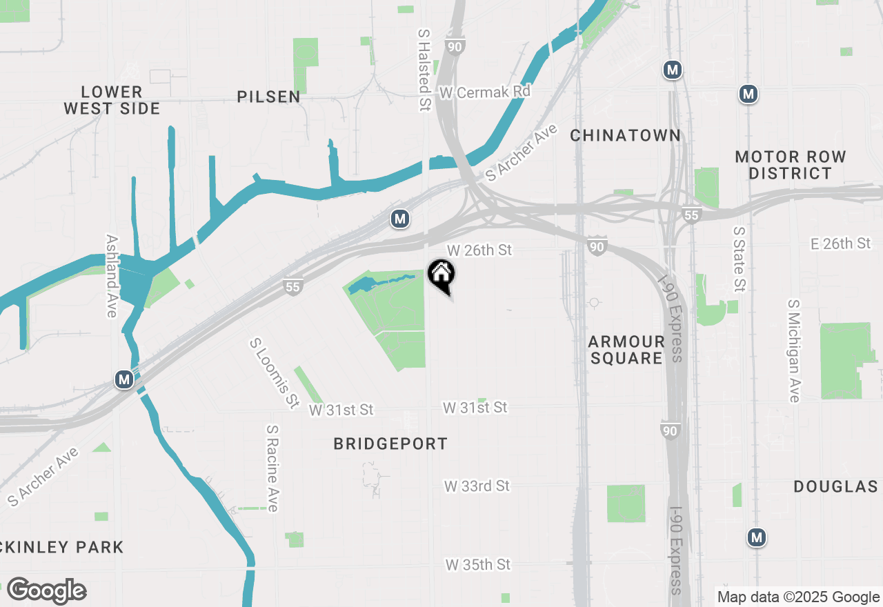 Map of 2818 S Emerald Avenue, Chicago, IL 60616
