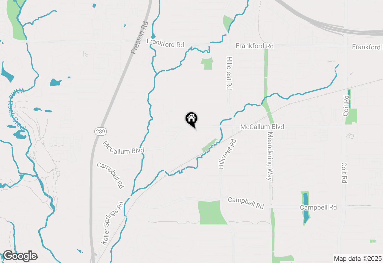 Map of 7215 Duffield Drive, Dallas, TX 75248