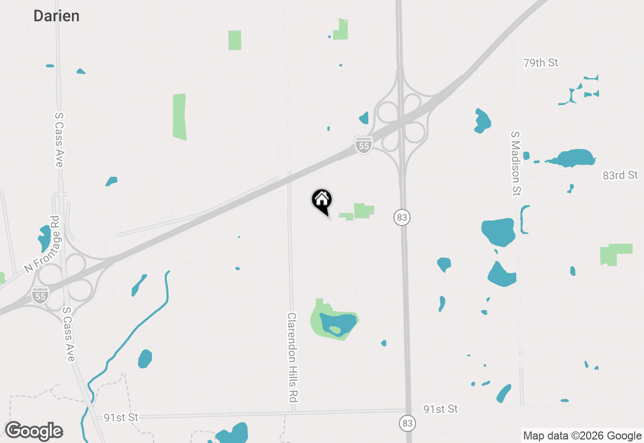 Map of 16W671 Fern Street, Willowbrook, IL 60527