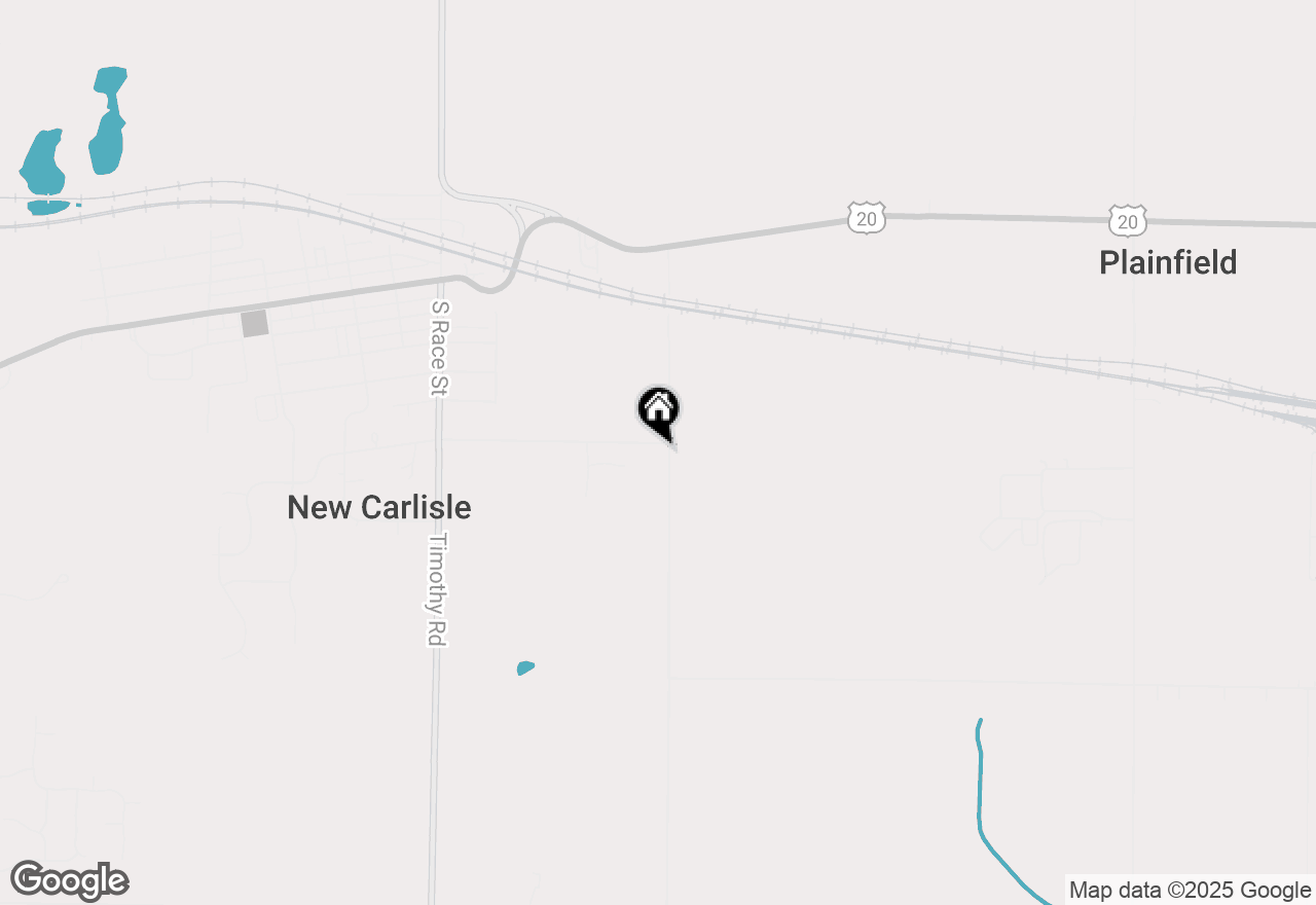 Map of 612 E Dunn Road, New Carlisle, IN 46552