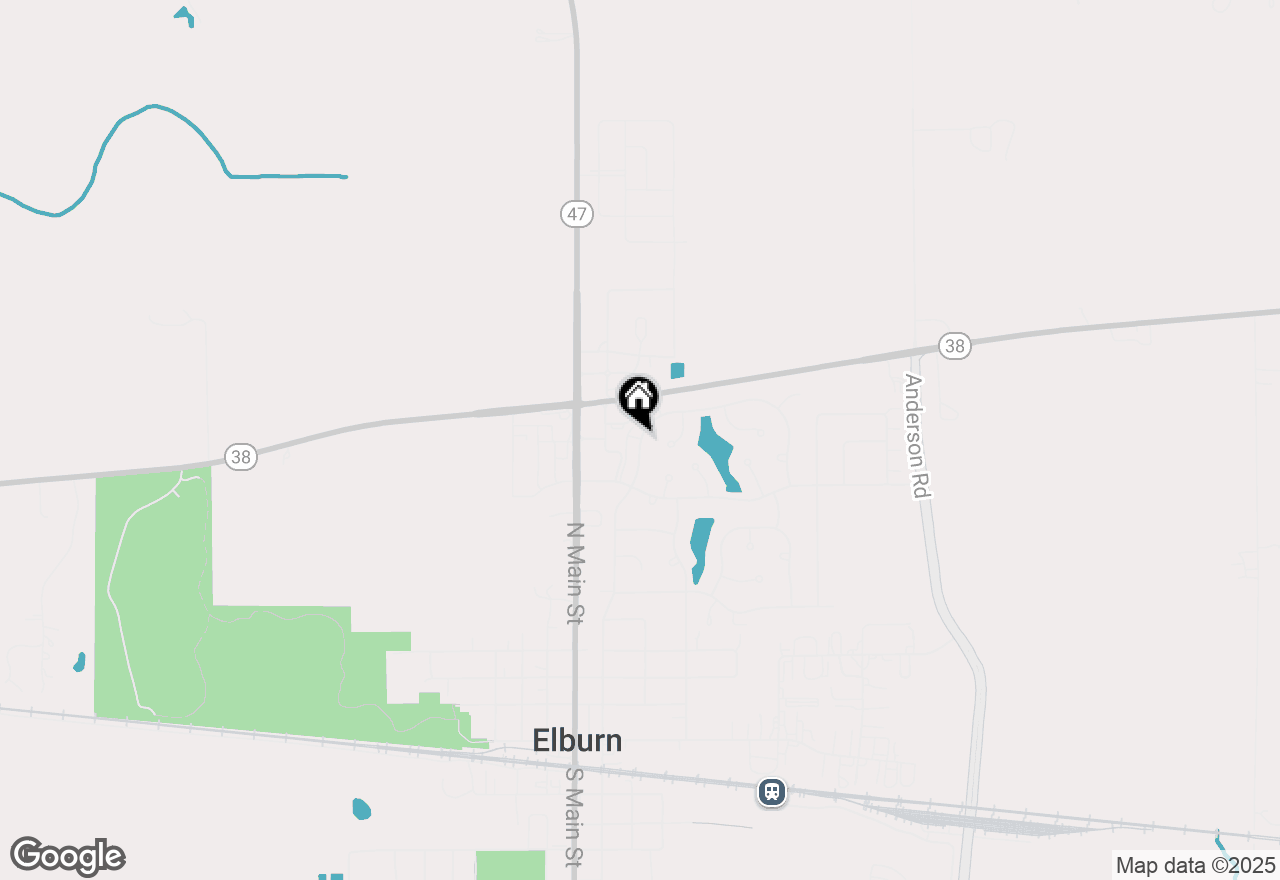 Map of 836 N 1st Street, Elburn, IL 60119