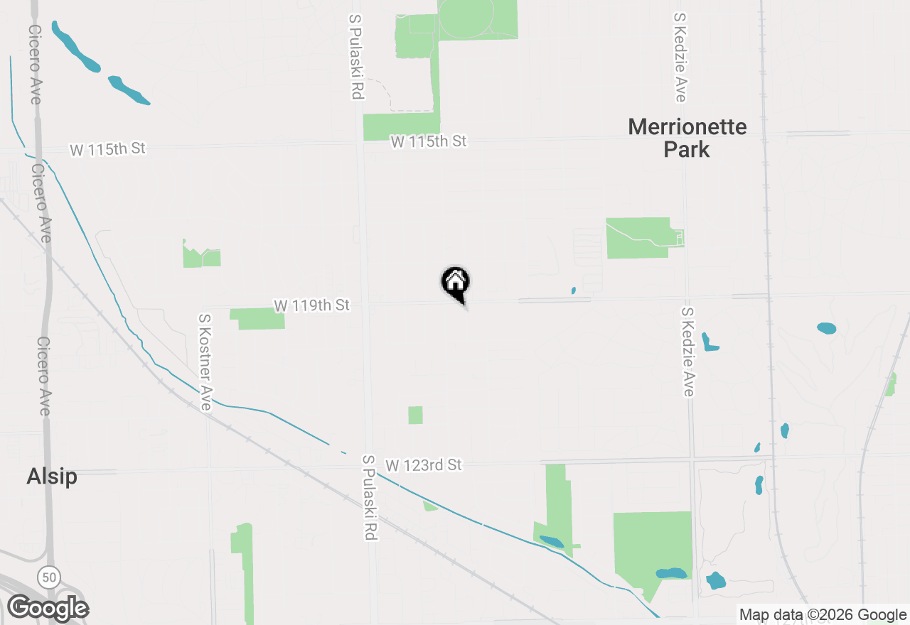 Map of 3719 W 119th Street #212, Alsip, IL 60803