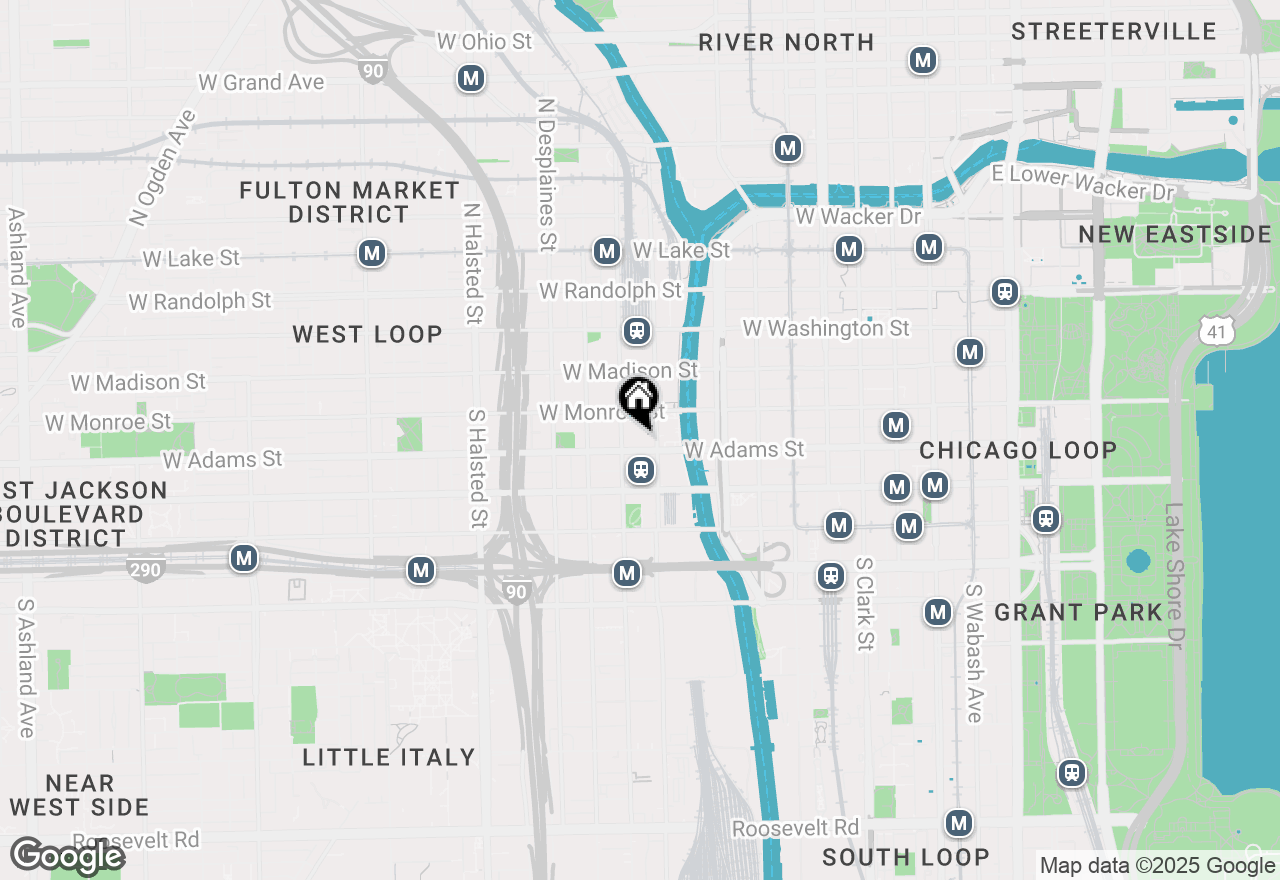 Map of 130 S Canal Street #305, Chicago, IL 60606