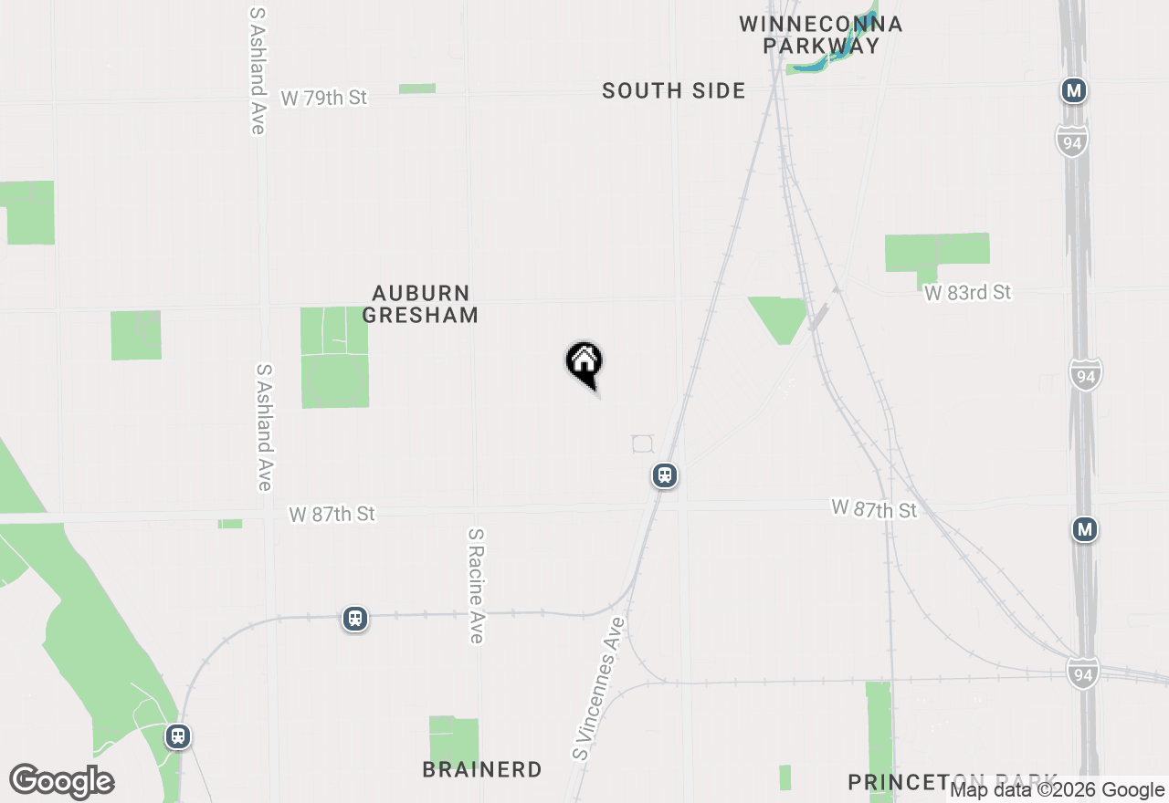 Map of 8459 S Morgan Street, Chicago, IL 60620