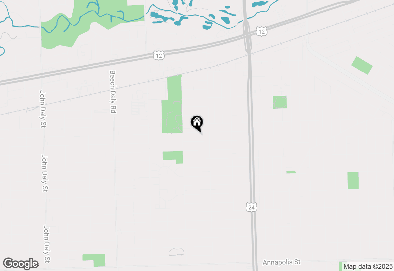 Map of 24741 Chicago Street, Dearborn, MI 48124