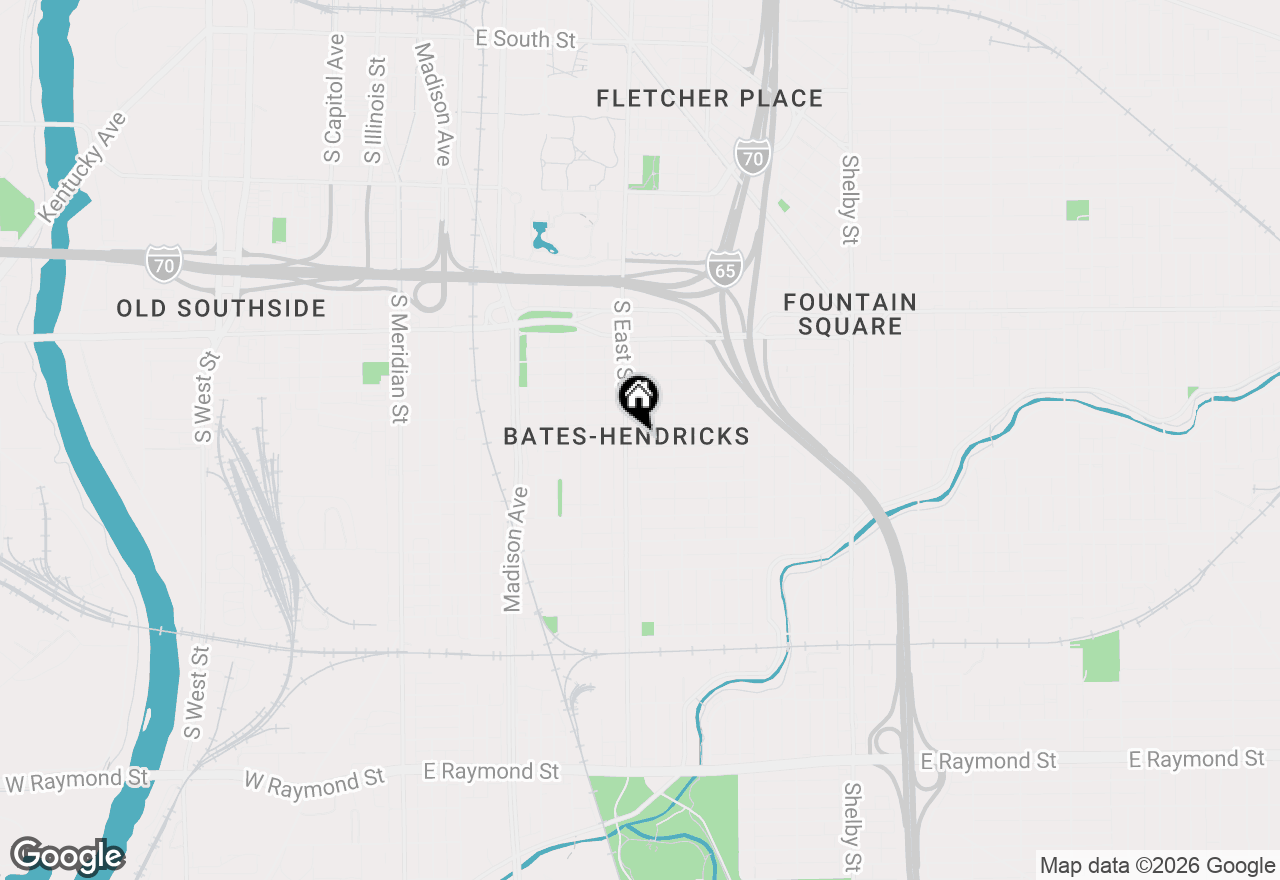Map of 515 Terrace Avenue, Indianapolis, IN 46203
