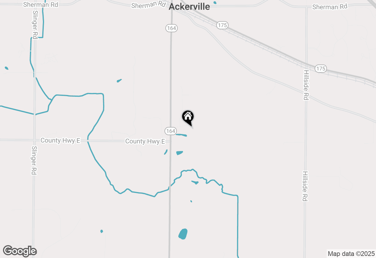 Map of 4455 Club Dr, Slinger, WI 53086