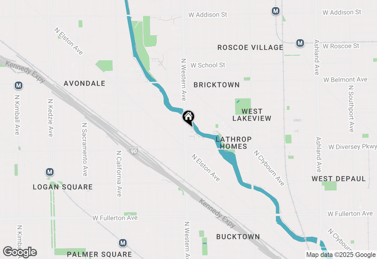 Map of 2911 N Western Avenue #202, Chicago, IL 60618