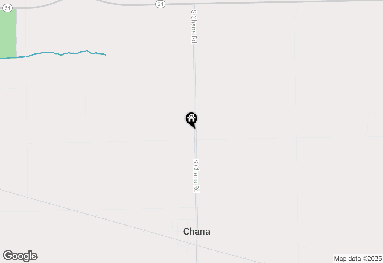 Map of 1988 S Chana Road, Chana, IL 61015
