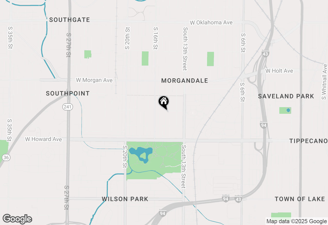 Map of 3708 S 15th Pl, Milwaukee, WI 53221
