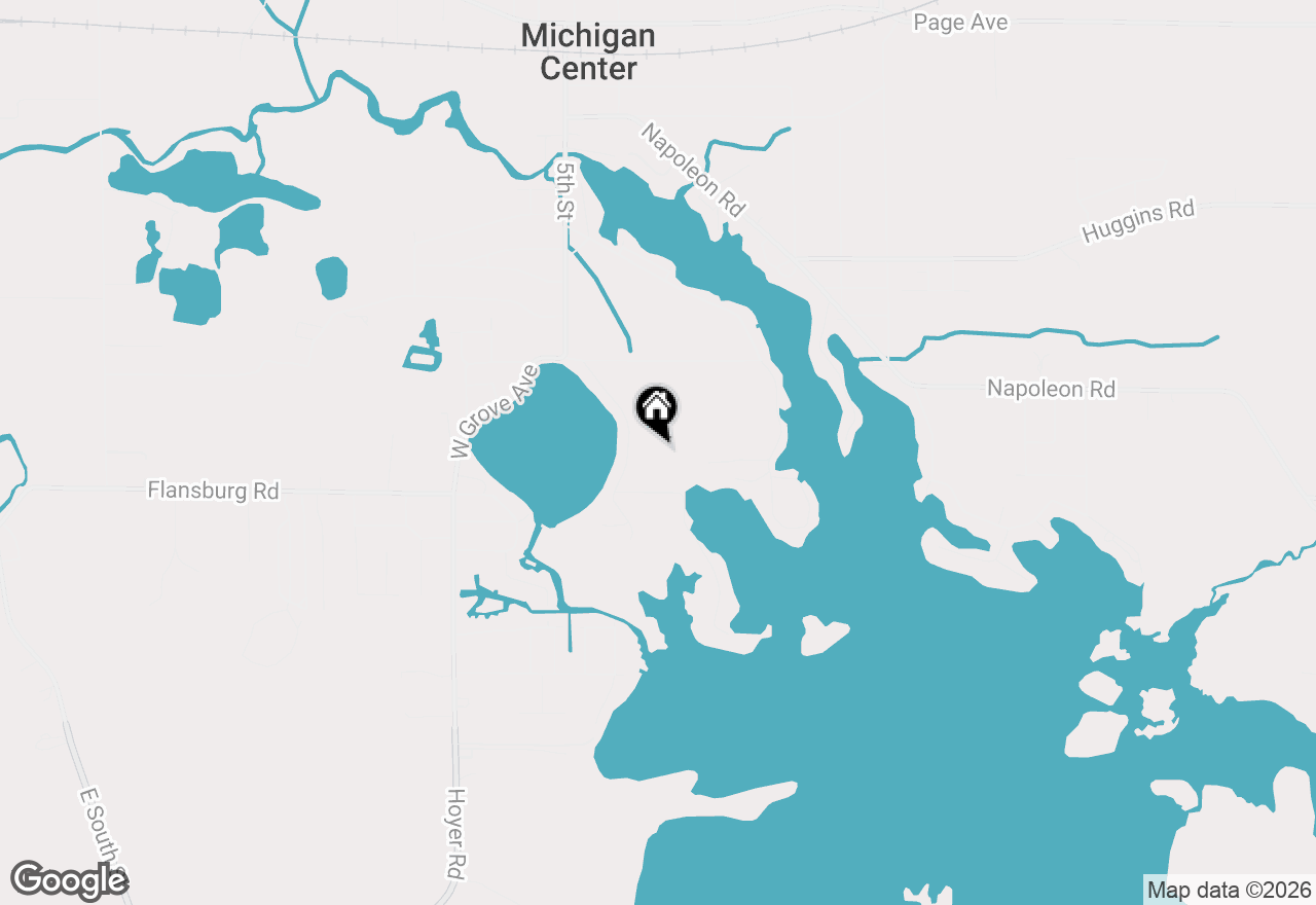 Map of 569 Round Lake Drive, Michigan Center, MI 49254