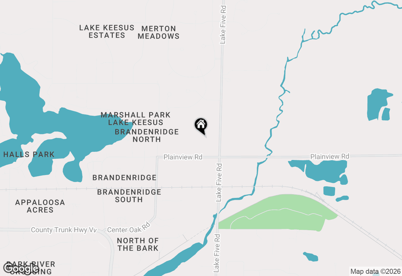 Map of N80W27670 Meadow Bliss Dr, Lisbon, WI 53089