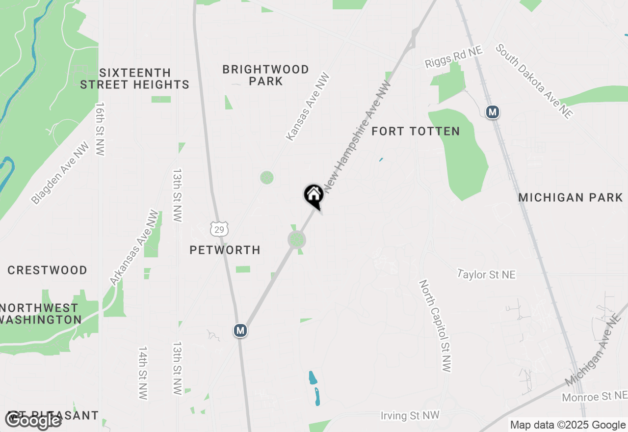 Map of 4419 New Hampshire Avenue Nw, Washington, DC 20011
