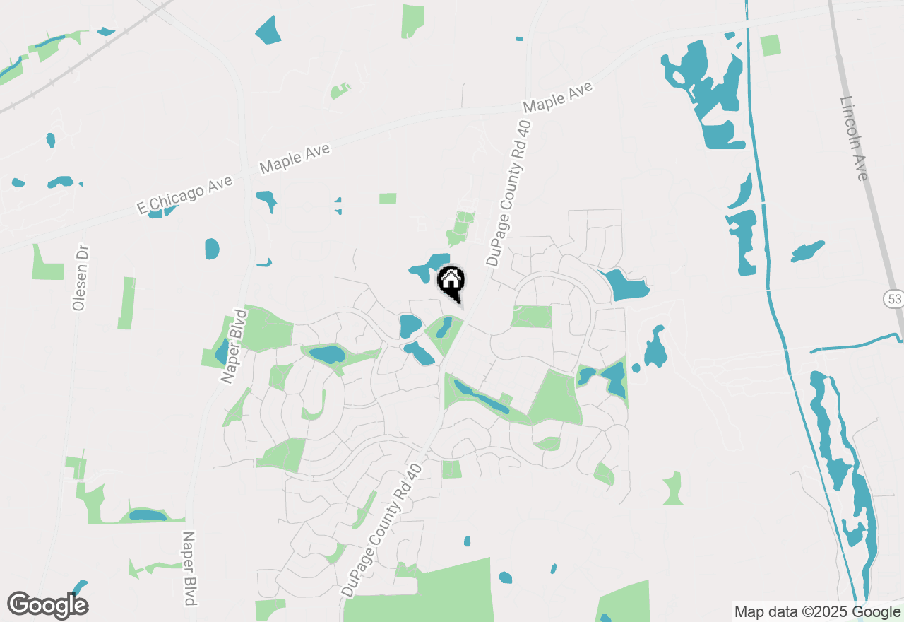 Map of 2370 Abbeywood Drive #B, Lisle, IL 60532