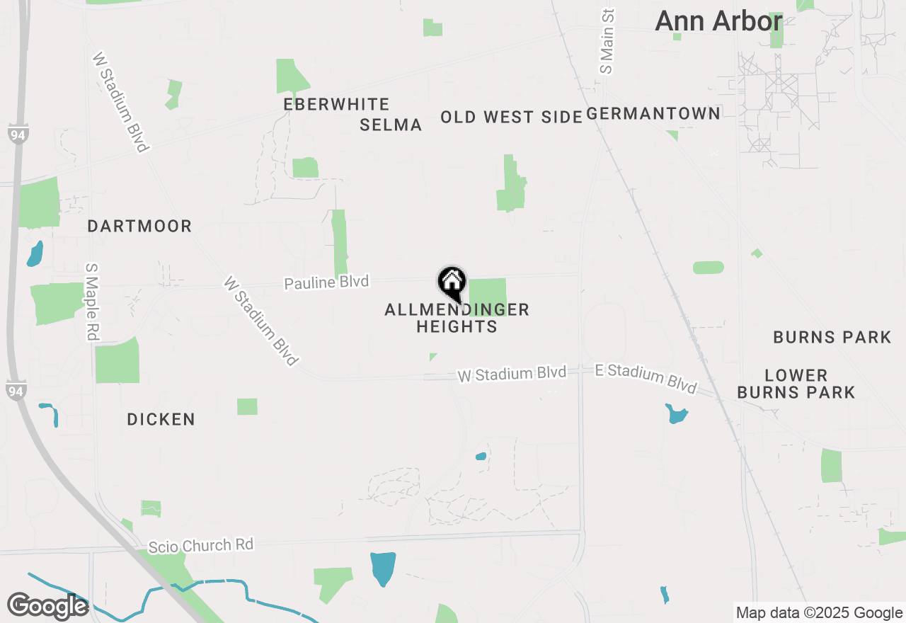 Map of 1137 S 7th Street, Ann Arbor, MI 48103