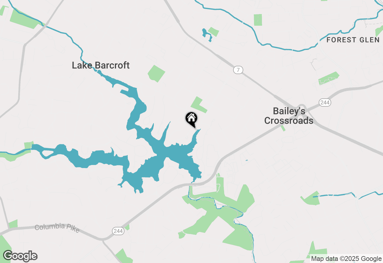 Map of 6120 Beachway Drive, Falls Church, VA 22041