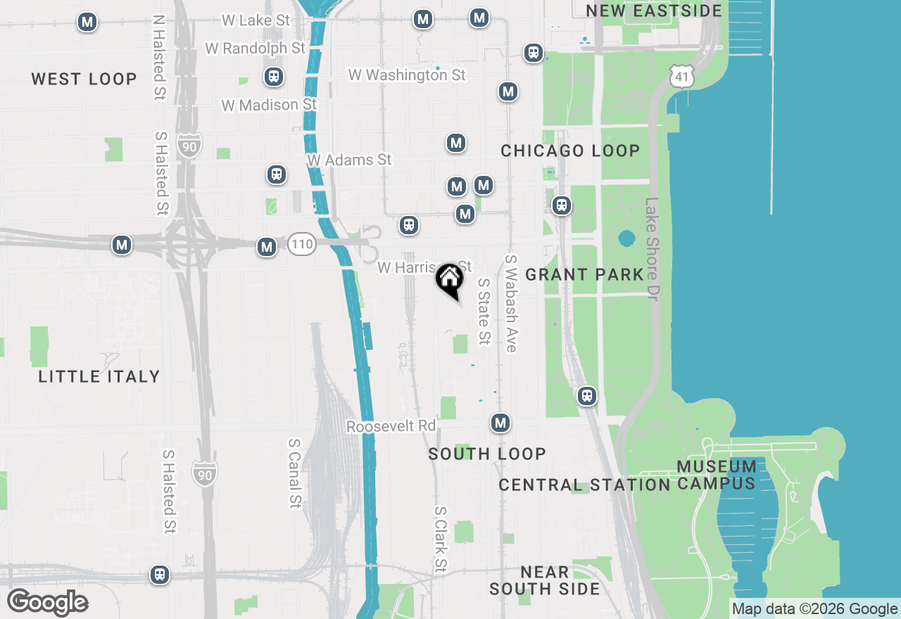 Map of 740 S Federal Street #701, Chicago, IL 60605