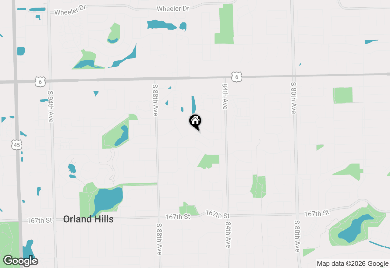Map of 16212 Apple Lane #1, Tinley Park, IL 60487