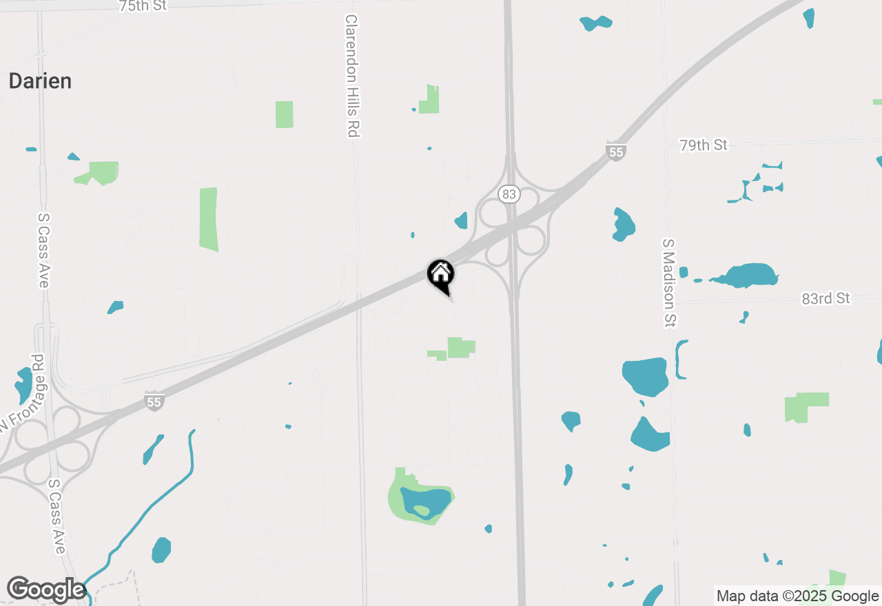 Map of 313 83rd Street, Willowbrook, IL 60527