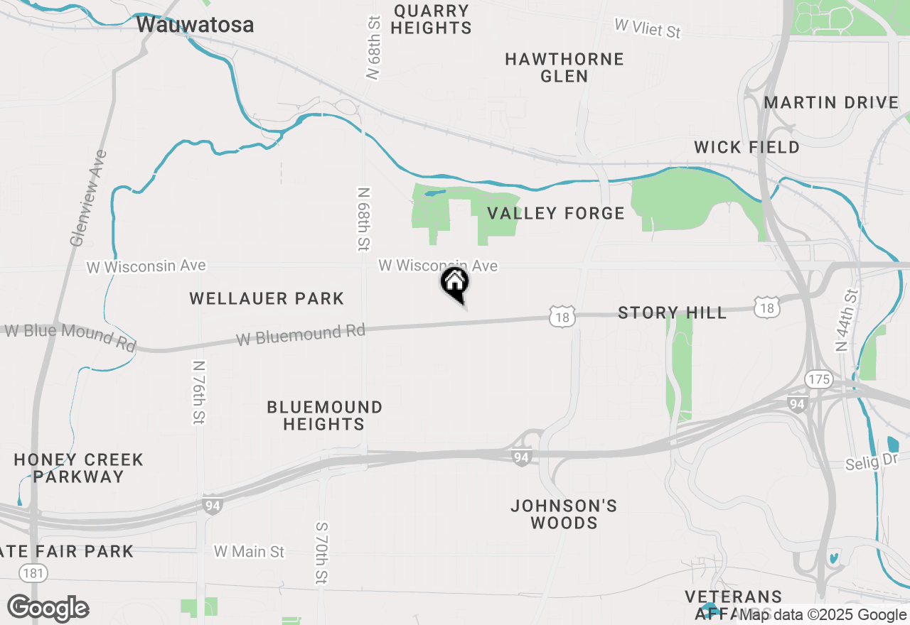 Map of 518 N 64th St, Wauwatosa, WI 53213