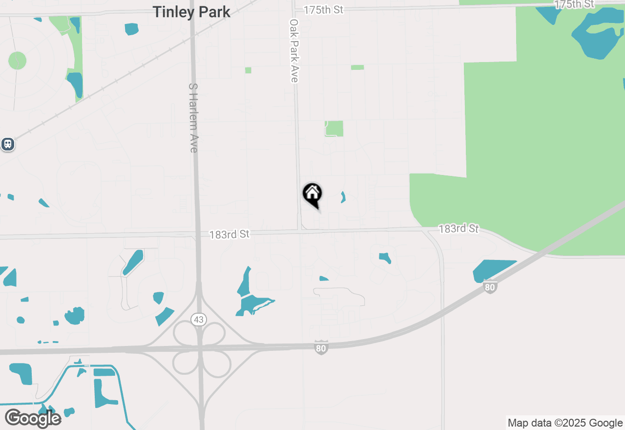 Map of 18250 Eagle Drive #1N, Tinley Park, IL 60477