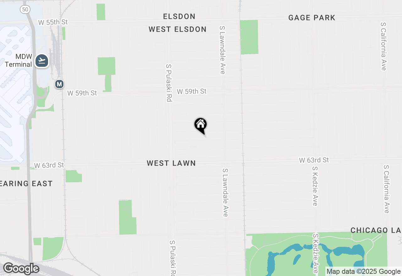 Map of 3817 W 61st Place, Chicago, IL 60629