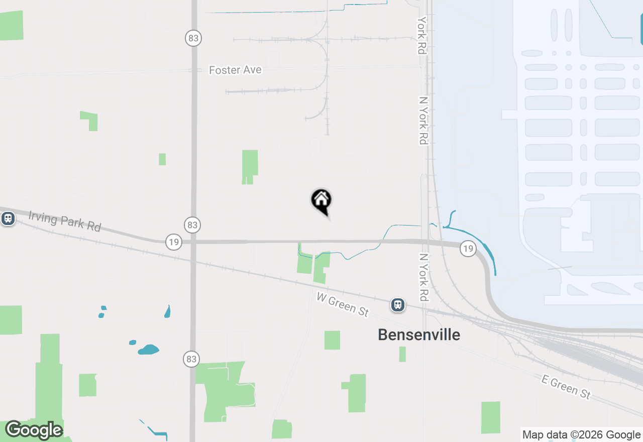 Map of 217 N Church Road, Bensenville, IL 60106